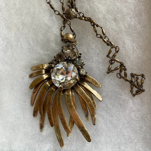 Chic‎ J. Crew Pendant Long Necklace - Picture 1 of 5